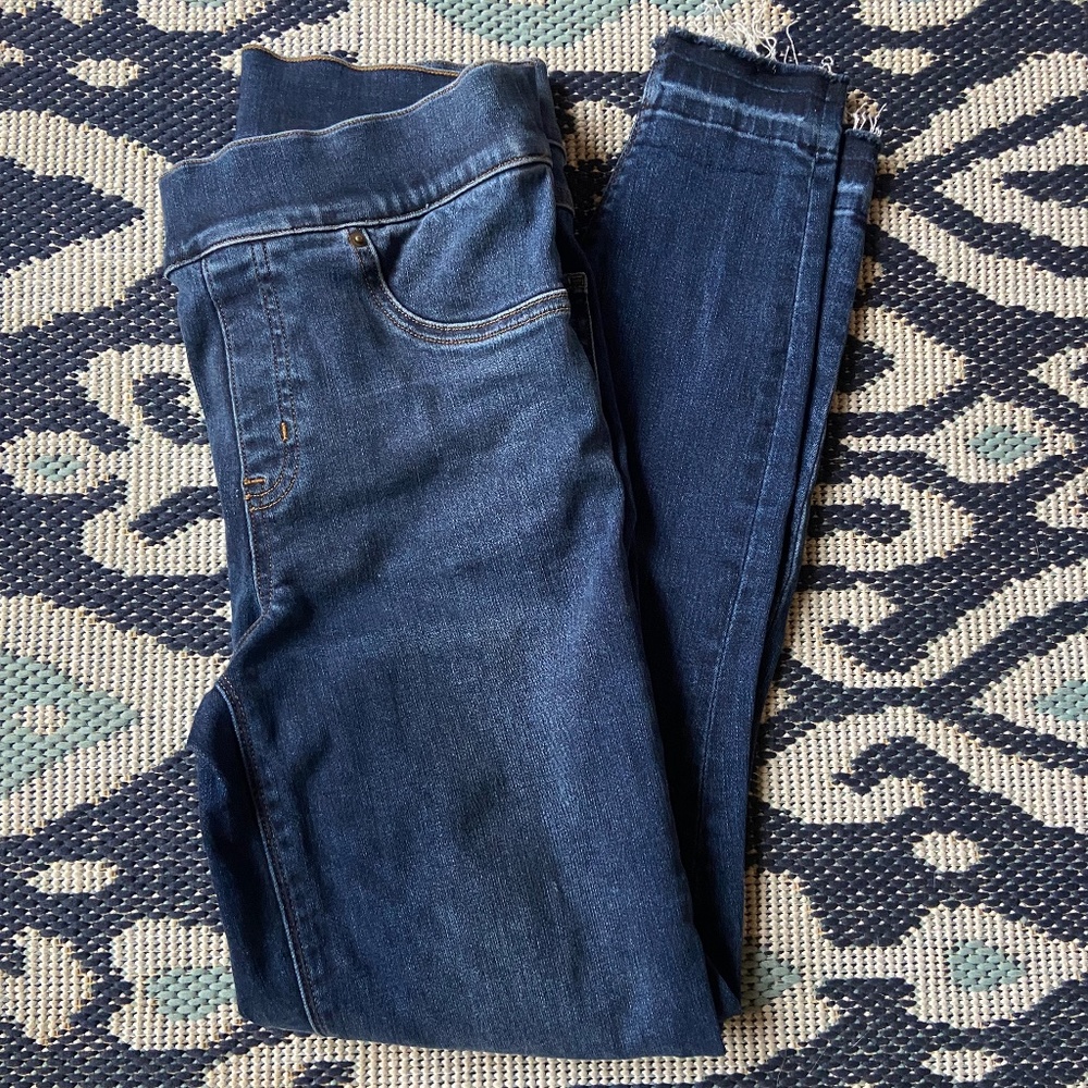 Spanx Distressed Denim Leggings